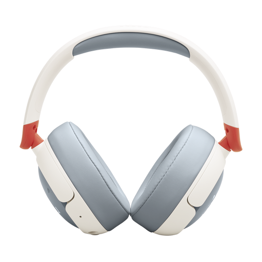 JBL Junior 470NC - White - Wireless over-ear noise cancelling kids headphones - Front